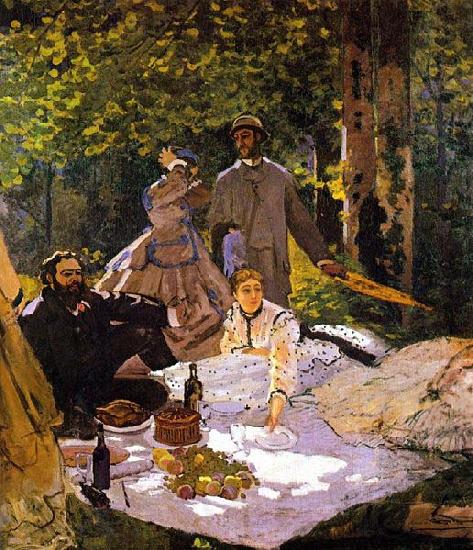 Claude Monet Le dejeuner sur lherbe Norge oil painting art